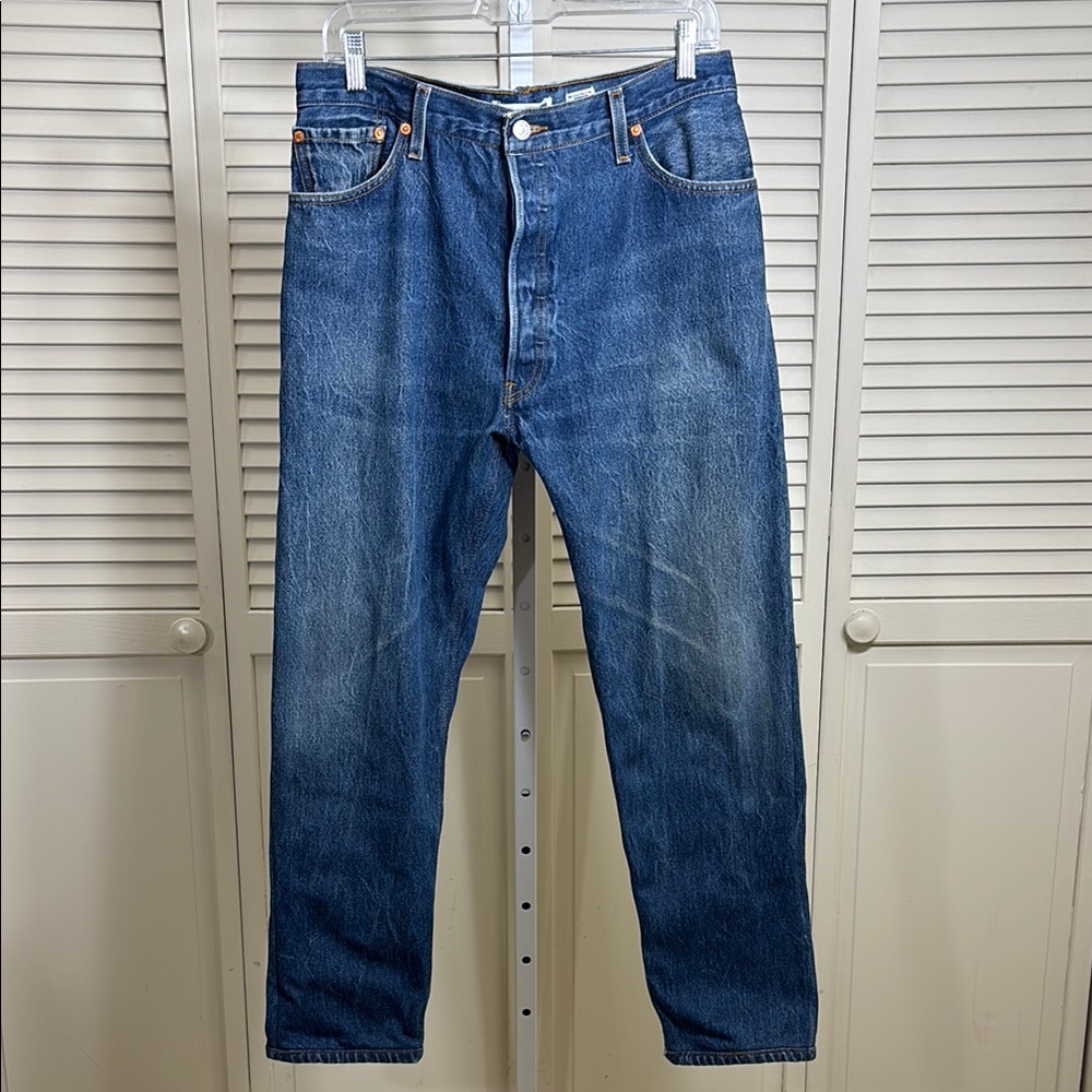 Redone x Levi's Up Cycled Reconstructed Vintage Straight Leg Jeans Size 30